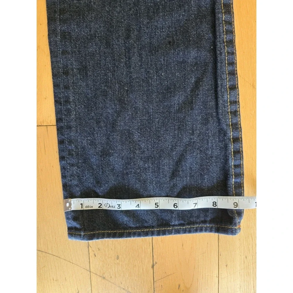 Vintage True Religion Jeans Men 40x34 Ricky Flap Denim Pants Made USA World Tour
